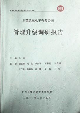 2012年4月5日，正睿咨詢向潔麗決策層陳述調(diào)研報(bào)告