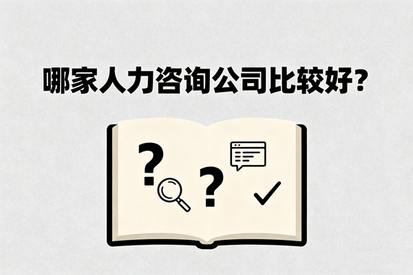 哪家人力咨詢公司比較好？